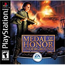 PS1: MEDAL OF HONOR UNDERGROUND (COMPLETE) - Click Image to Close